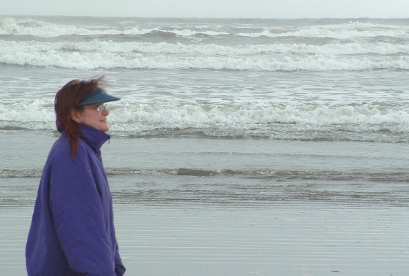 cynthia vautier at the ocean