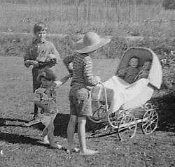 Danny Vautier, Michael Vautier, and James Vautier 1941