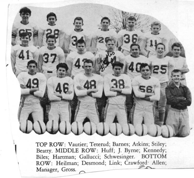 St. Martin's College. Anthony Michael Vautier. Football Team.