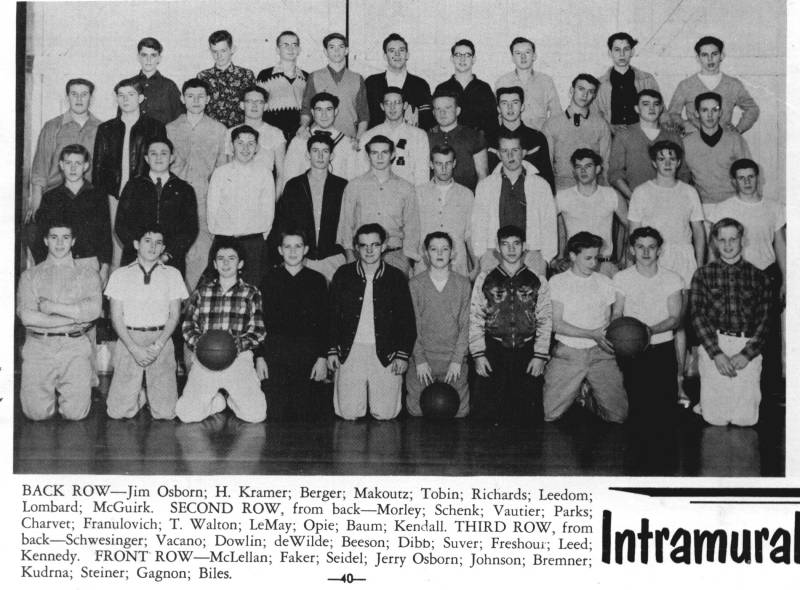 St. Martin's College. Anthony Michael Vautier, Intramurals