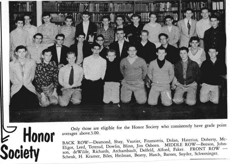 St. Martin's College. Anthony Michael Vautier, Honor Society