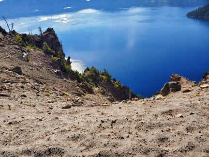 valentin vautier and dominic vautier at crater lake oregon