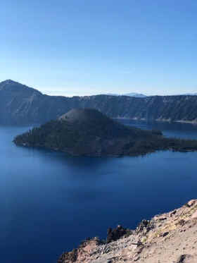 valentin vautier and dominic vautier at crater lake oregon