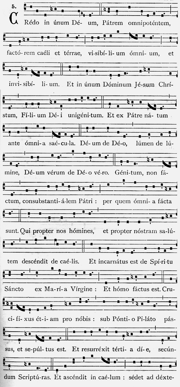 The Credo used to be a part of the Latin Mass.  When we had high mass we usually did this Credo.