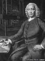 john harrison with his sea clock the K4