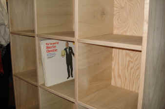 Tall shop record cabinet
